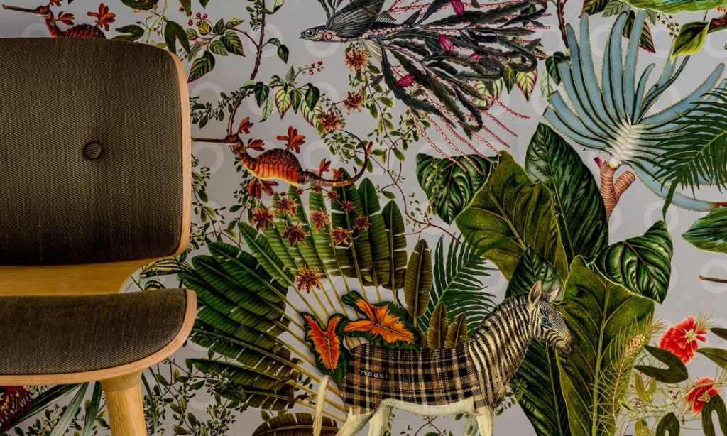 Moooi tapete mit Extincted Animals